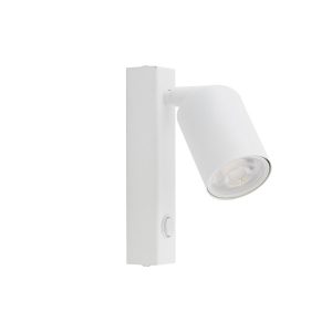 Nex White Kinkiet 1Xgu10 z włącznikiem 823459 Nex White Kinkiet 1Xgu10 z włącznikiem 823459
