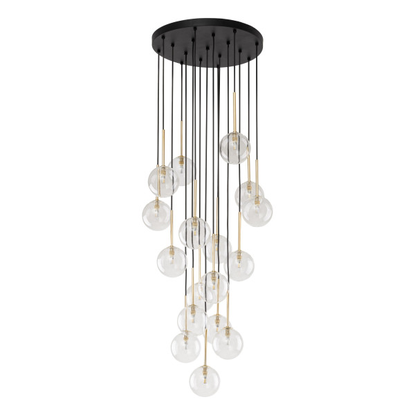 Nilos black gold lampa wisząca 17 678800