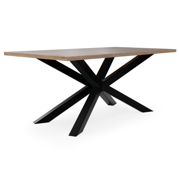 Noga do stołu metalowa pająk loft SP001 + blat 110x47x60 649231