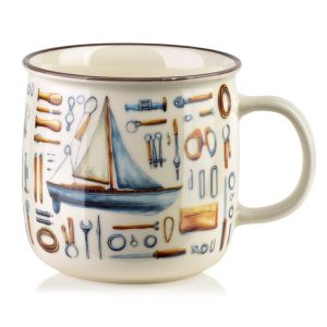 NORMAN Kubek 450ml 9.6x13x9.3cm żaglówka 1068410 NORMAN Kubek 450ml 9.6x13x9.3cm żaglówka 1068410
