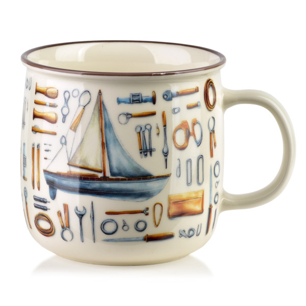 NORMAN Kubek 450ml 9.6x13x9.3cm żaglówka 1068410
