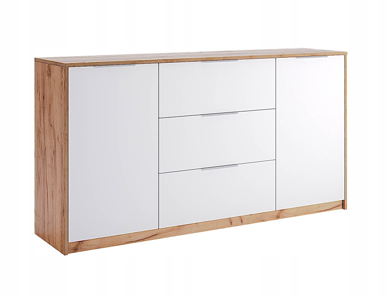 Nowoczesna Duża Komoda Wysoki Połysk Salon 160 cm 300347