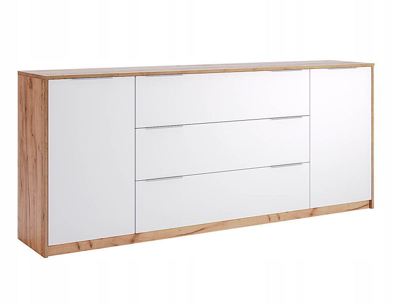 Nowoczesna Duża Komoda Wysoki Połysk Salon 200cm 300338