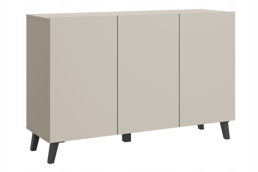 Nowoczesna komoda 120cm do salonu na nóżkach kaszmirowy beż minimalistyczna 903327