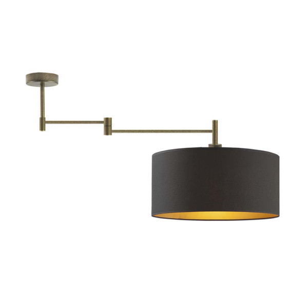 Nowoczesna lampa loft RANGUN GOLD z przegubem 926203