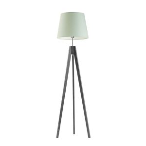Nowoczesna lampa podłogowa ARUBA na trójnogu Popielaty/ Miętowy 922368 Nowoczesna lampa podłogowa ARUBA na trójnogu Popielaty/ Miętowy 922368
