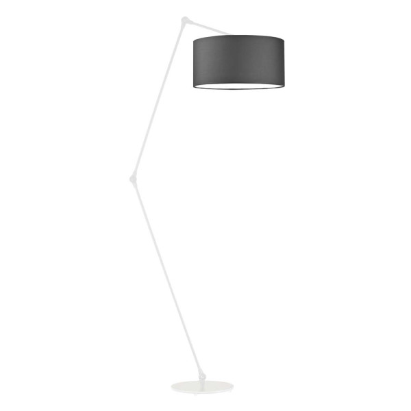 Nowoczesna lampa podłogowa BARI Biały - Grafitowy 872520