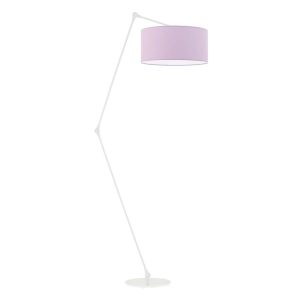 Nowoczesna lampa podłogowa BARI Biały – Jasny Fioletowy 872563 Nowoczesna lampa podłogowa BARI Biały – Jasny Fioletowy 872563