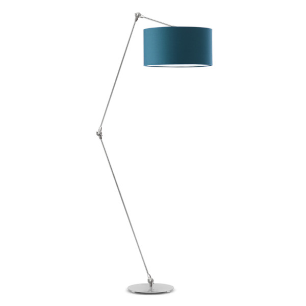 Nowoczesna lampa podłogowa BARI Srebrny - Morski 872542