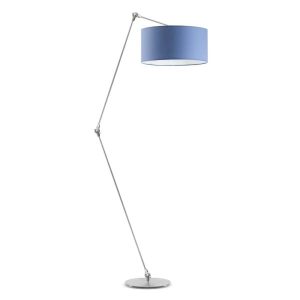 Nowoczesna lampa podłogowa BARI Srebrny – Niebieski 872530 Nowoczesna lampa podłogowa BARI Srebrny – Niebieski 872530