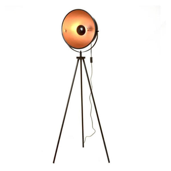 Nowoczesna lampa podłogowa na trójnogu czarna reflektor 160 cm max 40 W 1046303