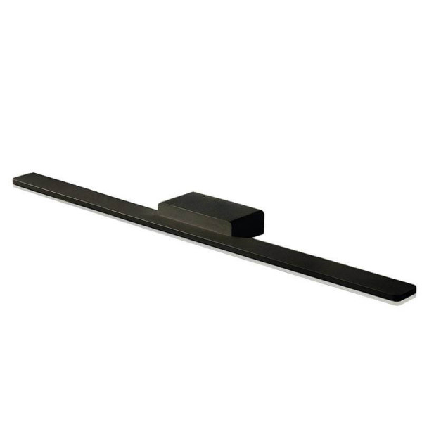 Nowoczesna lampa ścienna Epsilon LED 18W nad umywalkę czarna 187032
