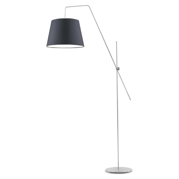 Nowoczesna lampa stojąca VIGO Srebrny - Grafitowy 874261
