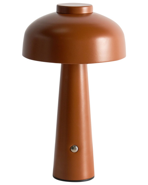 Nowoczesna lampa stołowa LED metalowa bezprzewodowa brązowa 825366