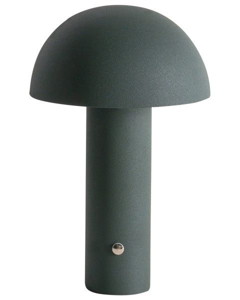 Nowoczesna lampa stołowa LED metalowa ciemnozielona 806333