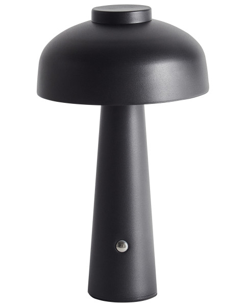 Nowoczesna lampa stołowa LED metalowa czarna 509538