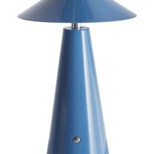 Nowoczesna lampa stołowa LED metalowa niebieska 509454 Nowoczesna lampa stołowa LED metalowa niebieska 509454