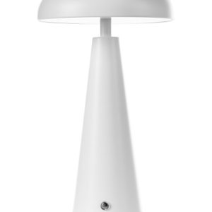 Nowoczesna lampa stołowa metalowa biała 509533
