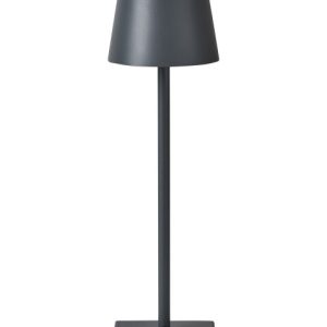Nowoczesna lampa stołowa metalowa ciemnoszara 437404 Nowoczesna lampa stołowa metalowa ciemnoszara 437404