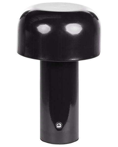 Nowoczesna lampa stołowa metalowa czarna 385083