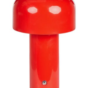 Nowoczesna lampa stołowa metalowa czerwona 385085 Nowoczesna lampa stołowa metalowa czerwona 385085