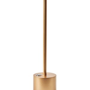 Nowoczesna lampa stołowa metalowa złota 385088 Nowoczesna lampa stołowa metalowa złota 385088