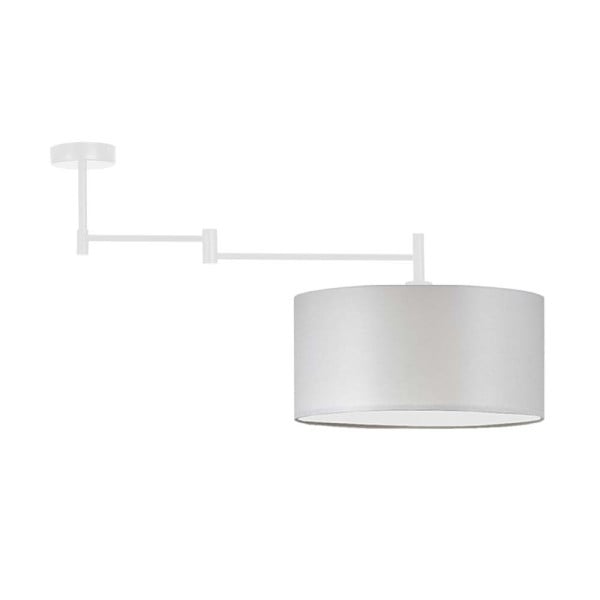 Nowoczesna lampa sufitowa do sypialni RANGUN Biały – Jasny Szary 870755
