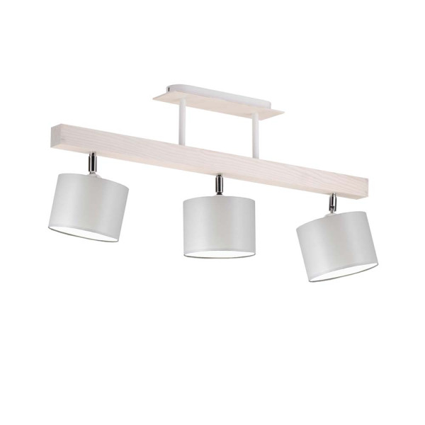 Nowoczesna lampa sufitowa HOLLYWOOD Biały - Jasny Szary 962261