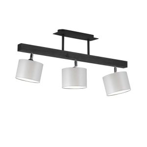 Nowoczesna lampa sufitowa HOLLYWOOD Heban – Jasny Szary 962232