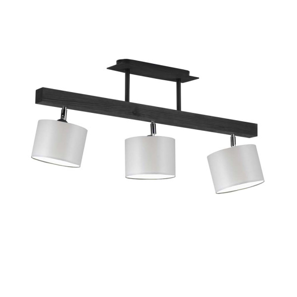 Nowoczesna lampa sufitowa HOLLYWOOD Heban - Jasny Szary 962232
