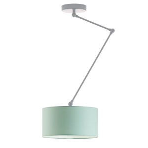Nowoczesna lampa sufitowa NEWA regulowana styl loft Srebrny/ Miętowy 905222