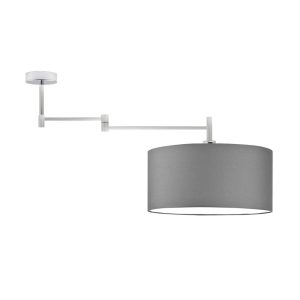 Nowoczesna lampa sufitowa z chłodnym akcentem RANGUN Chrom – Szary Stalowy 870684 Nowoczesna lampa sufitowa z chłodnym akcentem RANGUN Chrom – Szary Stalowy 870684