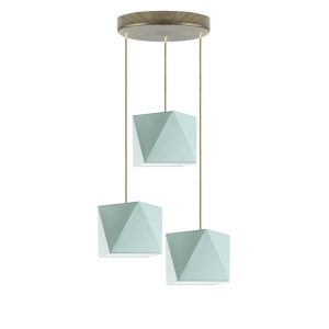 Nowoczesna lampa wisząca MAJORKA loft Srebrny/ Miętowy 1017234 Nowoczesna lampa wisząca MAJORKA loft Srebrny/ Miętowy 1017234