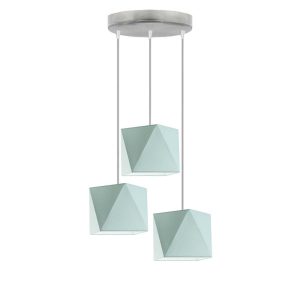 Nowoczesna lampa wisząca MAJORKA loft Srebrny/ Miętowy 905201 Nowoczesna lampa wisząca MAJORKA loft Srebrny/ Miętowy 905201