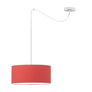 Nowoczesna lampa wisząca WAIKIKI W1 Chrom – Czerwony 879465 Nowoczesna lampa wisząca WAIKIKI W1 Chrom – Czerwony 879465