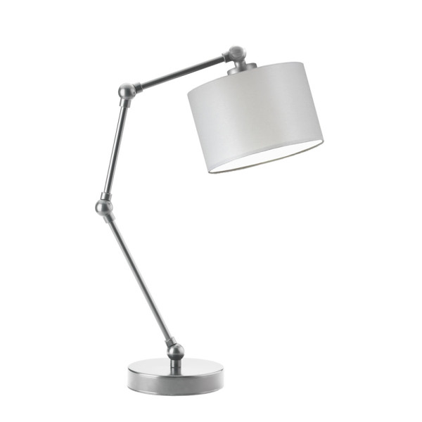 Nowoczesna lampka biurkowa ASMARA Srebrny - Jasny Szary 872312