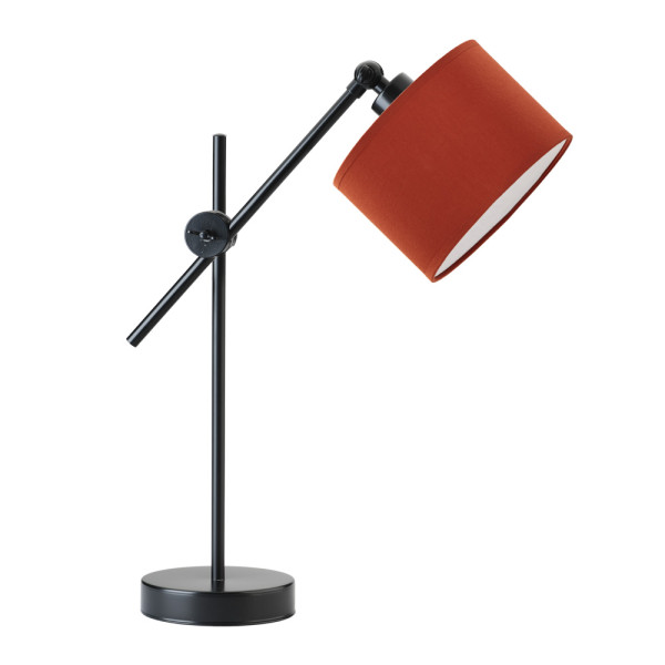 Nowoczesna lampka na biurko MALI - Srebrny/Rdzawy 900269