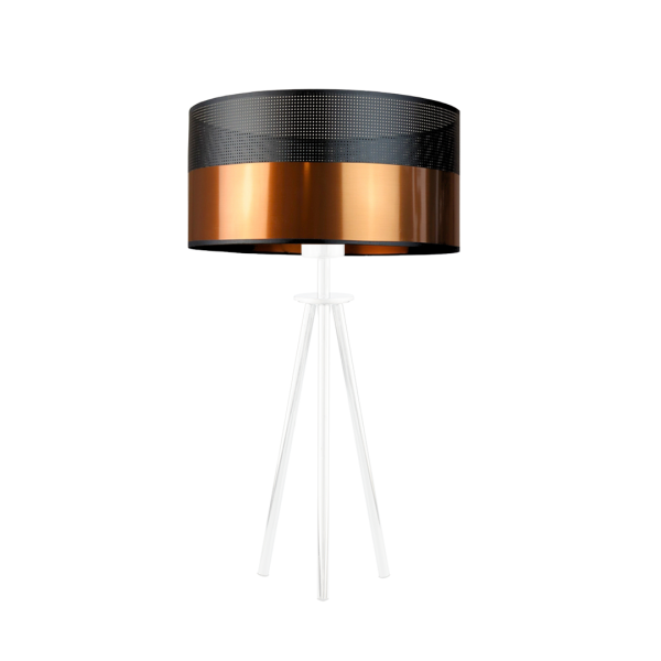 Nowoczesna lampka stołowa ALTA GLAM BIAŁY 940869