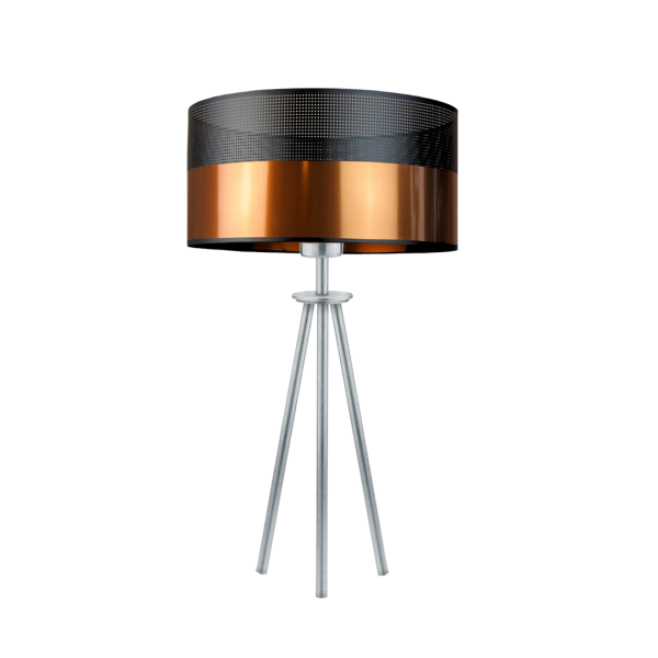 Nowoczesna lampka stołowa ALTA GLAM SREBRNY 940857
