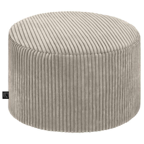 Nowoczesna Pufa CHILL SPOT 45 cm Puf Siedzisko Podnóżek - Beż 939910