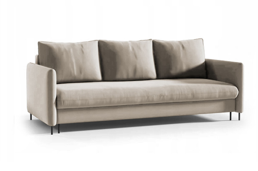Nowoczesna sofa BELIS z funkcją spania ciemny beż R16 DL Tak 330171