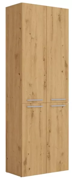 Nowoczesna szafka łazienkowa z 2 koszami dąb artisan - Rieno 698360