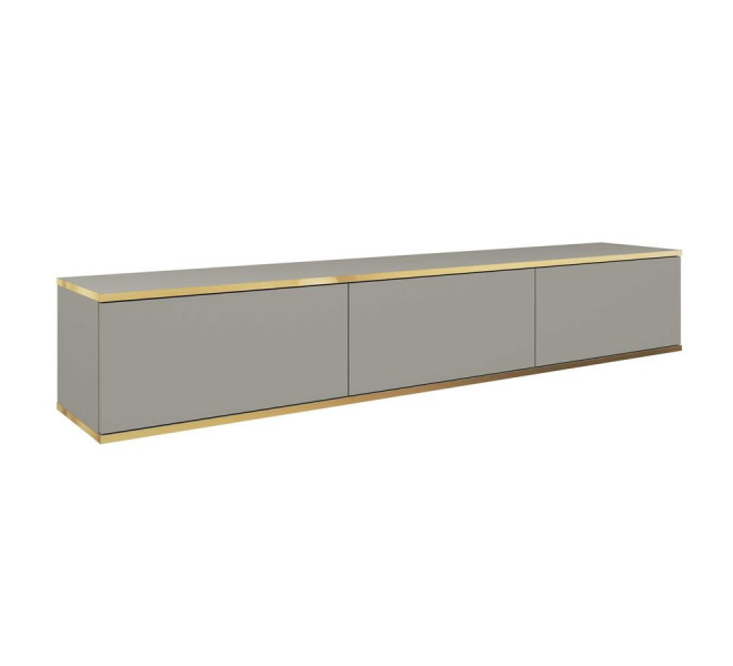 Nowoczesna szafka RTV ORO 175cm szara gładkie fronty 324103