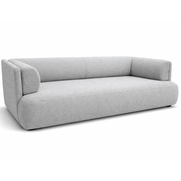 Nowoczesna szara kanapa rozkładana z funkcją spania Cloud 212 cm Boucle 1059202