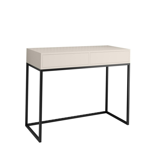 Nowoczesna toaletka 100 CUBIC w kolorze kaszmirowym na czarnym 806286