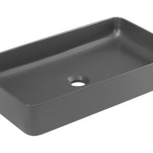 Nowoczesna umywalka E-6275 DARK MATT GREY 983061 Nowoczesna umywalka E-6275 DARK MATT GREY 983061