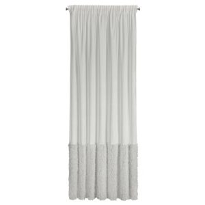 Nowoczesna zasłona na taśmie MARION2 welwetowa 140X270 biała 957930 Nowoczesna zasłona na taśmie MARION2 welwetowa 140X270 biała 957930