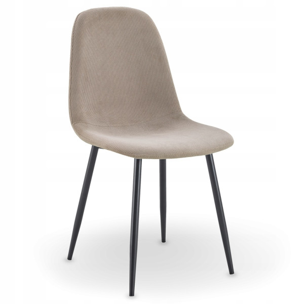 Nowoczesne krzesło kuchnia jadalnia salon Monica KT104 sztruks taupe 826515