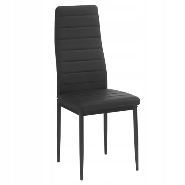 Nowoczesne krzesło kuchnia jadalnia salon tapicerowane Mark II KT115 czarne 803510