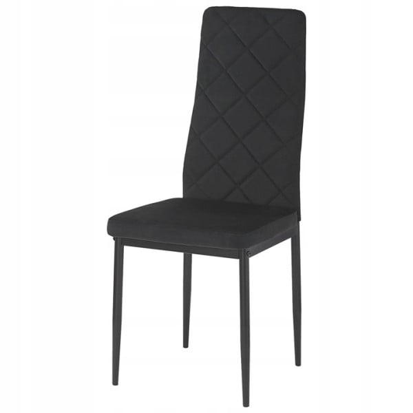 Nowoczesne krzesło kuchnia jadalnia salon tapicerowane Mark II KT117 czarne 803509